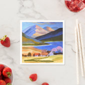 スコティッシュハイランズペーパーナプキン スタンダードカクテルナプキン (インサイチュ)