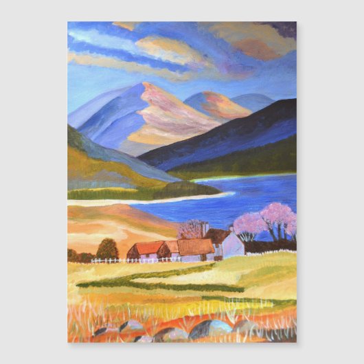 スコティッシュハイランズ2ホリデーカード (正面)