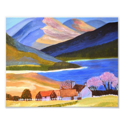 スコティッシュハイランズ2写真 フォトプリント            (正面)