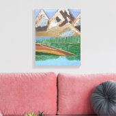 スコティッシュハイランズ3キャンバス キャンバスプリント (インサイチュ (リビング))