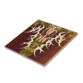 スコティッシュハイランドアンティークブックカバー タイル (側面)