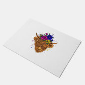 スコティッシュハイランドカウキャトルカウウイスパーラー農業 ドアマット (アングル)