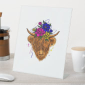 スコティッシュハイランドカウキャトルカウウイスパーラー農業 台座サイン (インサイチュ)