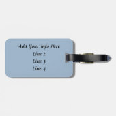 スコティッシュハイランドカウグ ラゲッジタグ (裏面横)