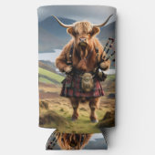 スコティッシュハイランドカウバピパーセルツァークーラーボックス スリム缶クーラー (裏面)