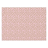 スコティッシュハイランドカウバースデーパーティーピンク テーブルクロス (正面(横))