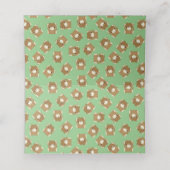 スコティッシュハイランドカウベビーシャワーグリーン プレイスカード (内部開封)