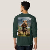 スコティッシュハイランドカウベーパイパー スウェットシャツ (裏面フル)