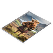 スコティッシュハイランドカウベーパイパー ノートブック (左側)