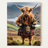 スコティッシュハイランドカウベーパイパー プランナー手帳 (裏面)