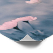 スコティッシュハイランドカーフベビーカウピンクティントプリント ポスター (角)