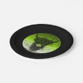 スコティッシュハイランドキャトルレトロ ペーパープレート (アングル)