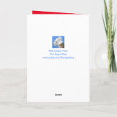 スコティッシュハイランドステアピグアウト誕生日 カード (裏面)