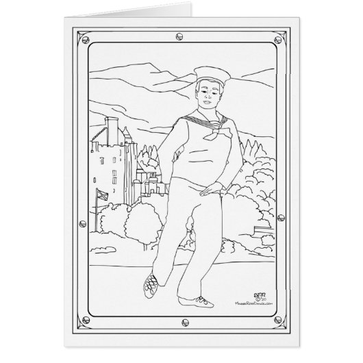 スコティッシュハイランドダンサー (正面)