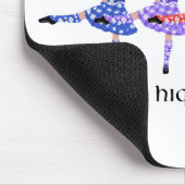 スコティッシュハイランドダンスライン マウスパッド (コーナー)