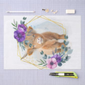 スコティッシュハイランドフローラ牛 薄葉紙 (クラフト)