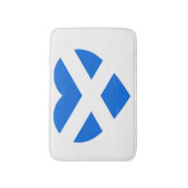 スコティッシュハートフラッグbmcnt バスマット (正面縦)