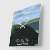 スコティッシュバルリッチキャッスルマッカイクラン スクエア壁時計 (傾斜)