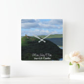 スコティッシュバルリッチキャッスルマッカイクラン スクエア壁時計 (ホーム)