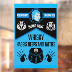 スコティッシュバーンズすごいナイト ウィンドウサイン