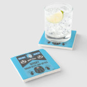 スコティッシュバーンズすごいナイト ストーンコースター (横)