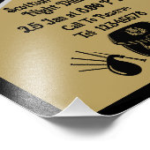 スコティッシュバーンズナイトディナー招待状 フォトプリント            (角)