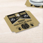 スコティッシュバーンズナイト ペーパーコースター (アングル)