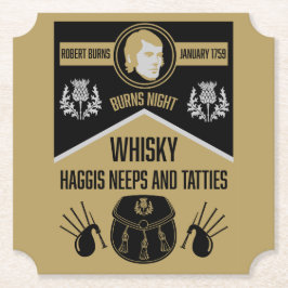 スコティッシュバーンズナイト ペーパーコースター