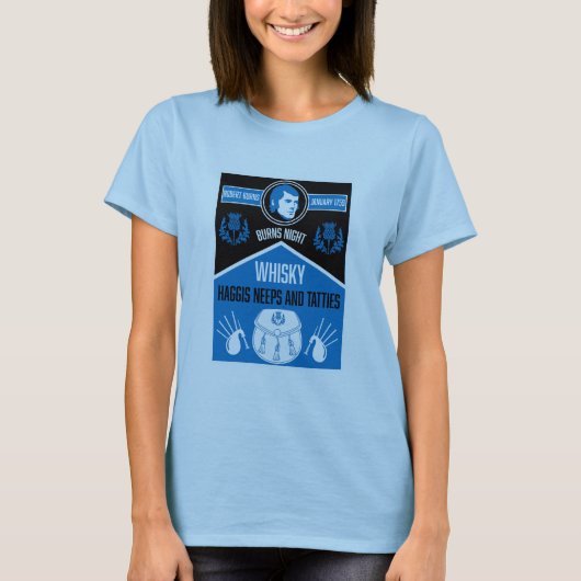 スコティッシュバーンズナイト Tシャツ (正面)