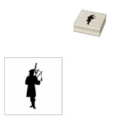 スコティッシュパイパー、スコットランドバッグパイパースタンプ ラバースタンプ (押印)