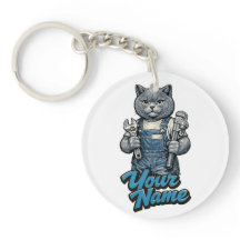 スコティッシュフォールドの猫の配管工のカスタムグッズ