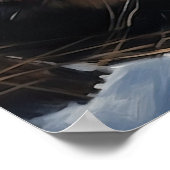 スコティッシュフォールドアートプリントポスター ポスター (角)