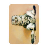 スコティッシュフォールドキャットシッターポートレート マグネット (縦)