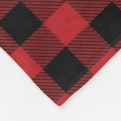 スコティッシュフォールドキャットプレイドフリースブランケット フリースブランケット (角)