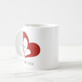 スコティッシュフォールド猫が大好き コーヒーマグカップ (正面左)