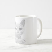 スコティッシュフォールド猫すごい可愛 コーヒーマグカップ (正面右)