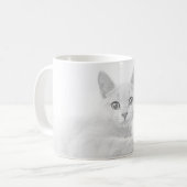 スコティッシュフォールド猫すごい可愛 コーヒーマグカップ (正面左)
