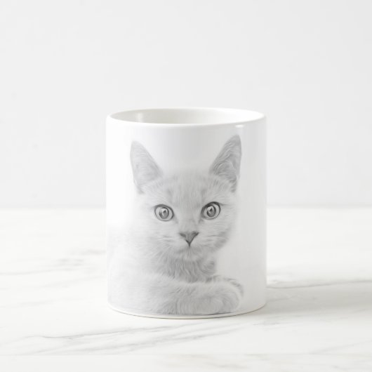 スコティッシュフォールド猫すごい可愛 コーヒーマグカップ (中央)