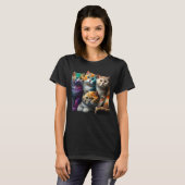 スコティッシュフォールド猫 Tシャツ (正面フル)