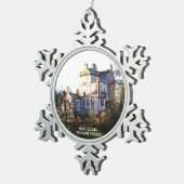 スコティッシュヘイクランドデルガティ城 スノーフレークピューターオーナメント (右)