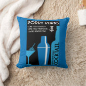 スコティッシュボビー・バーンズ・ウイスキー・カクテル クッション (ブランケット)