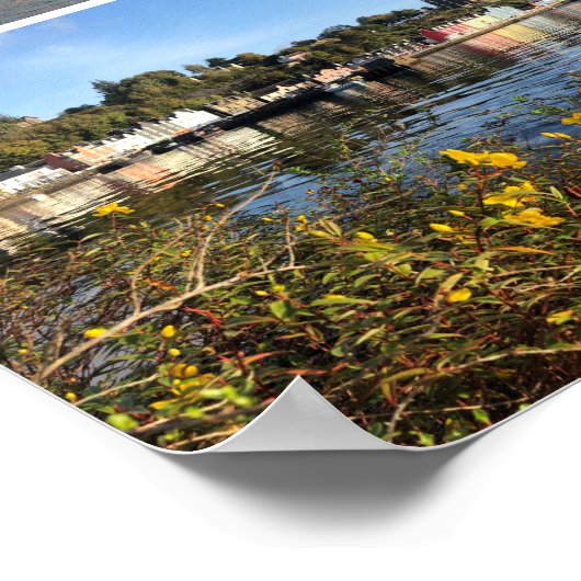 スコティッシュボートと風景のイメージポスター4 ポスター (角)