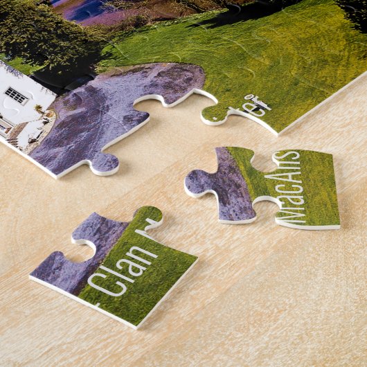 スコティッシュマカリスタークランのケノックスハウスエアリー ジグソーパズル (側面)