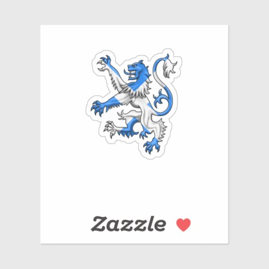 スコティッシュライオン、セントアンドリューの色 シール (シート)