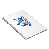 スコティッシュライオン、セントアンドリューの色 ノートブック (右側)