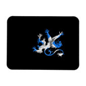 スコティッシュライオン、セントアンドリューの色 マグネット (横)