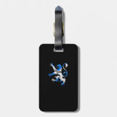 スコティッシュライオン、セントアンドリューの色 ラゲッジタグ (裏面縦)