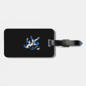 スコティッシュライオン、セントアンドリューの色 ラゲッジタグ (裏面横)