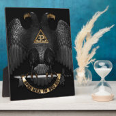 スコティッシュライト32度メイスンイーグル フォトプラーク (側面)