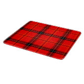 スコティッシュレッドタータンチェック カッティングボード (角)